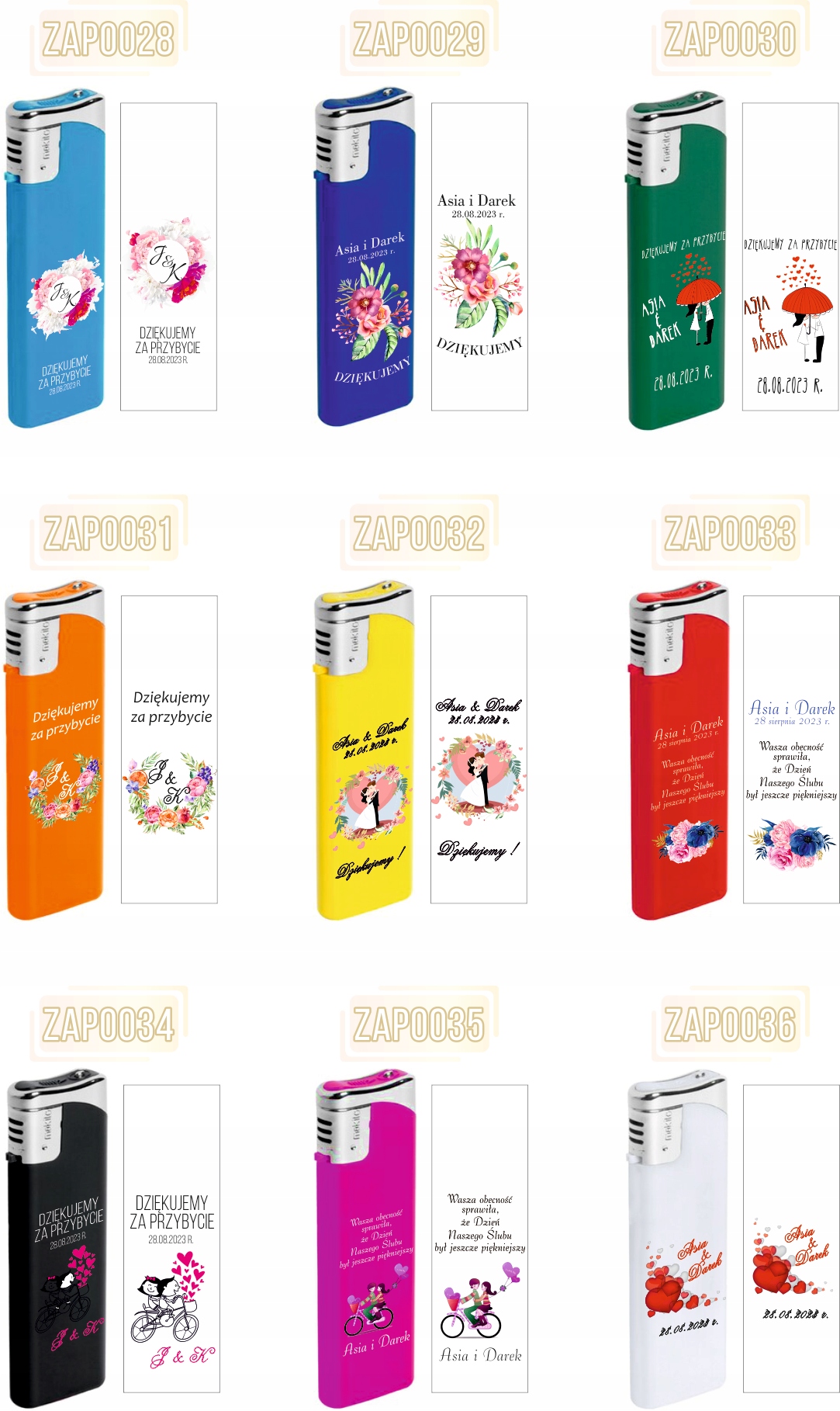 Zapalniczka gazowa z nadrukiem świąteczna prezent twój napis wesołych świąt