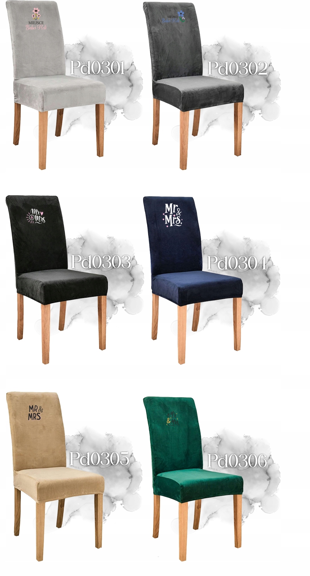 Pokrowiec na krzesło z HAFTEM PREZENT DLA TATY personalizowane