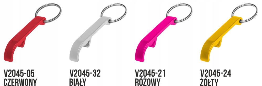 Otwieracz-brelok WYBÓR gadżet reklamowy 100 sztuk