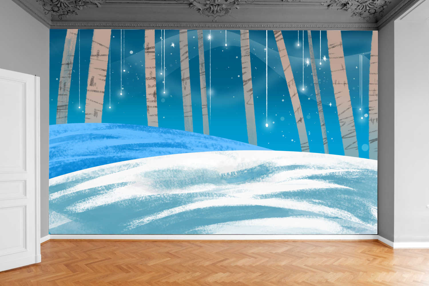 Fototapeta SKANDYNAWSKA PLANETA DRZEWA 130x80