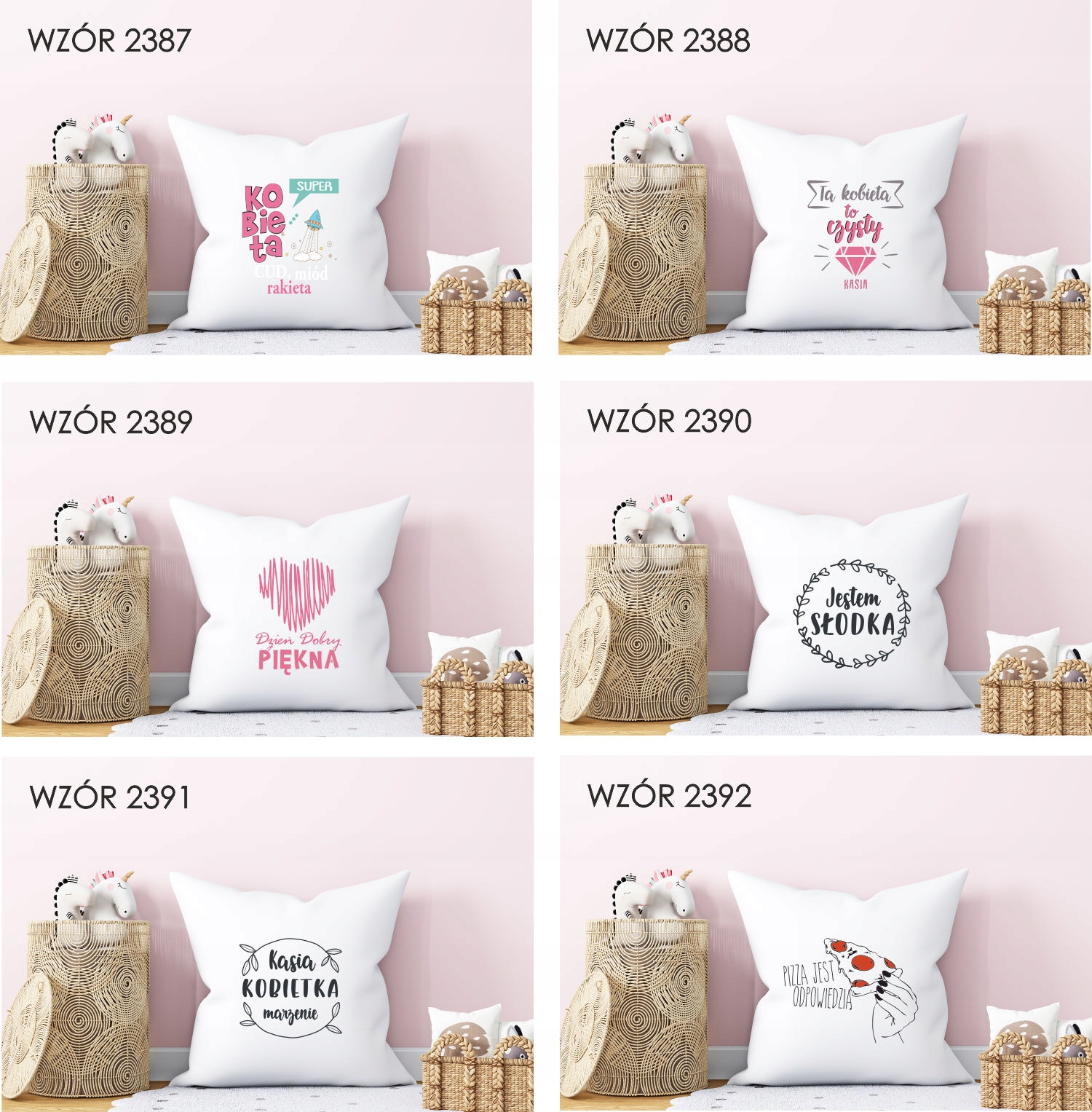 Poduszka z nadrukiem PREZENT JA SIĘ NIE OBRAŻAM