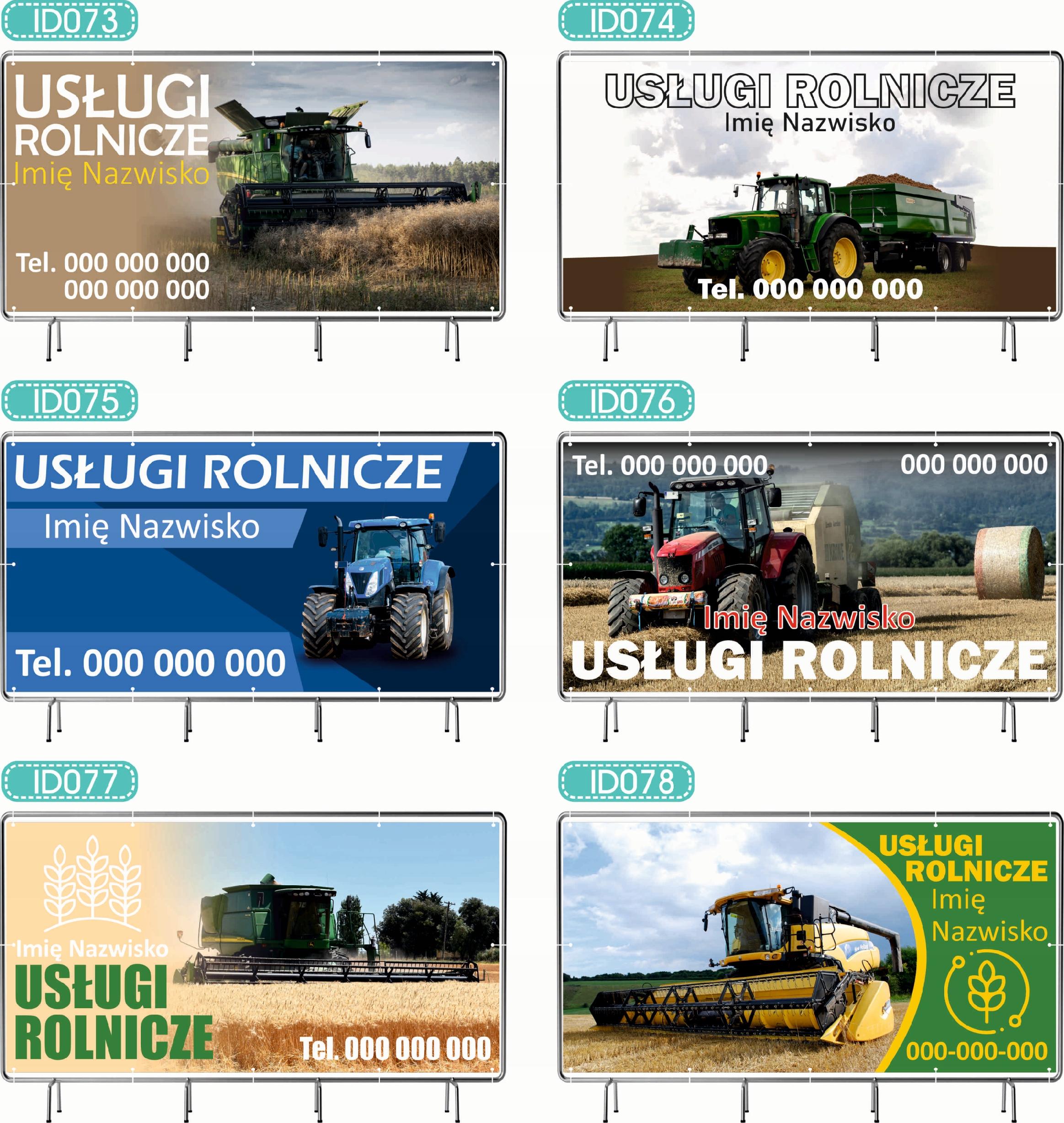 BANER REKLAMOWY 200x100cm projekt w cenie różne wzory WYROBY SWOJSKIE