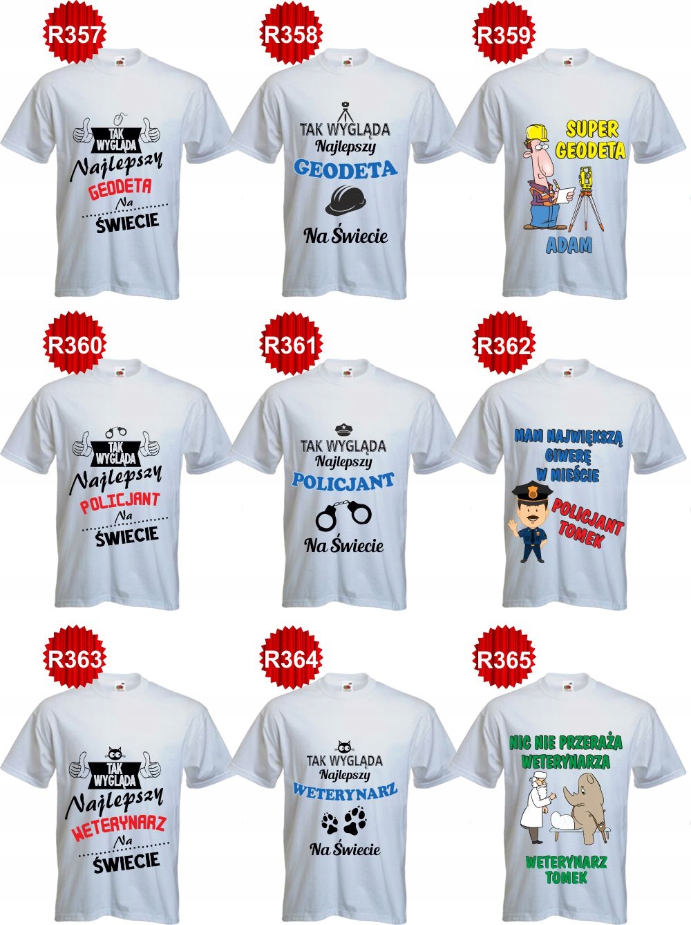 KOSZULKA T-SHIRT NAJLEPSZY BUDOWLANIEC na świecie