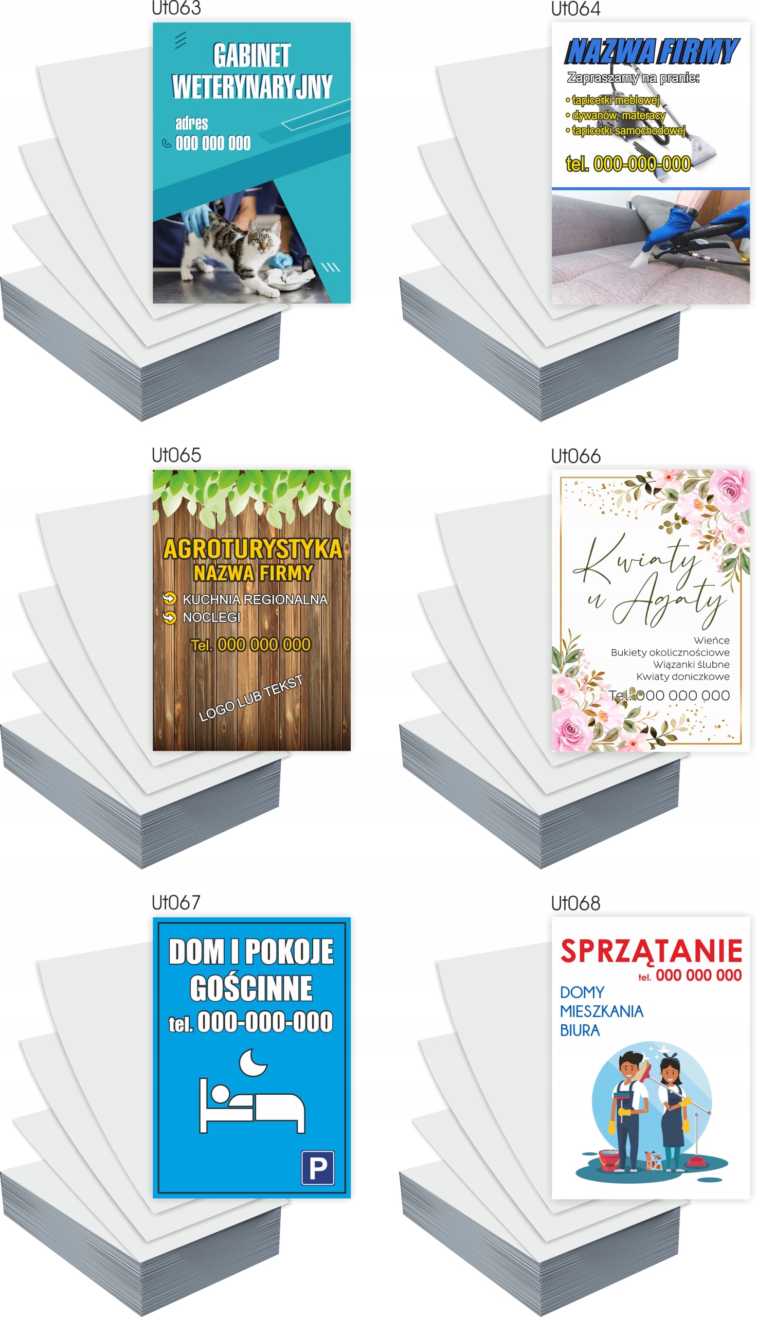 Ulotki A5 1000 szt firmowe reklamowe POMPY CIEPŁA + PROJEKT GRATIS