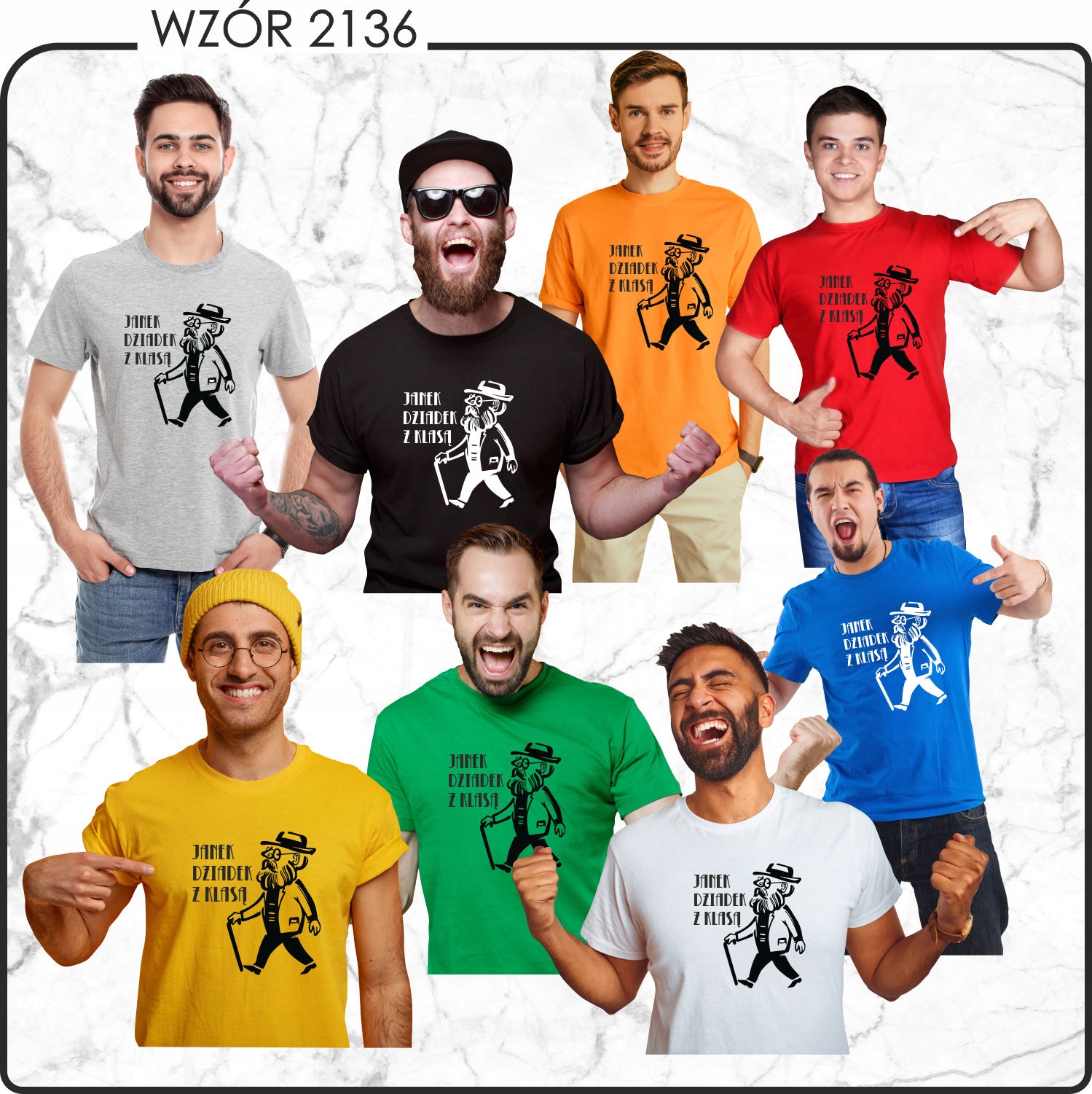 Koszulka z nadrukiem PREZENT twój tekst