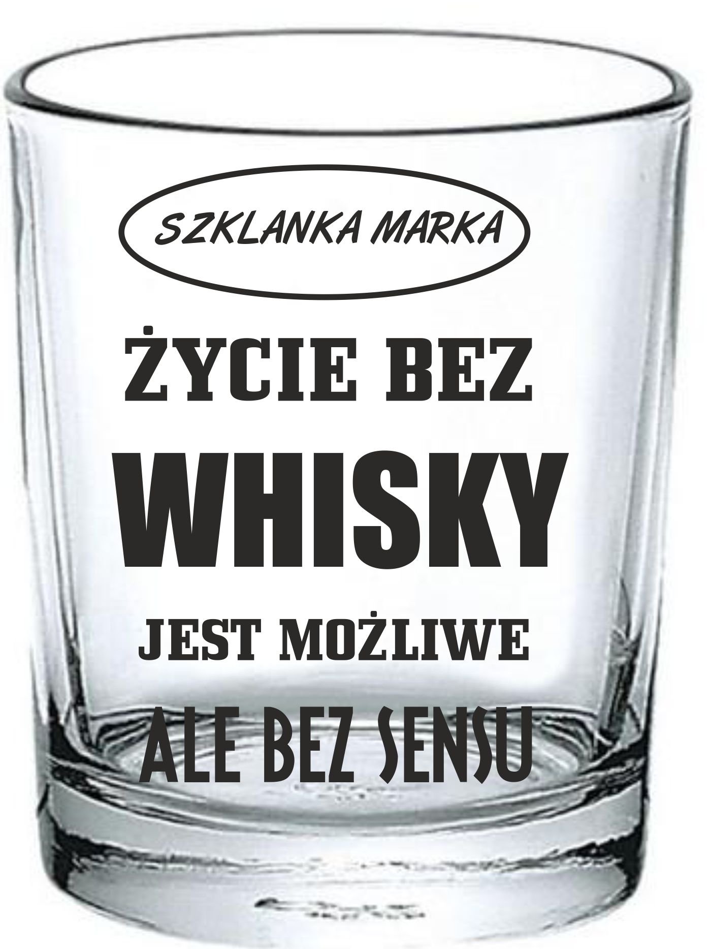 Szklanka do WHISKY z grawerem prezent na święta