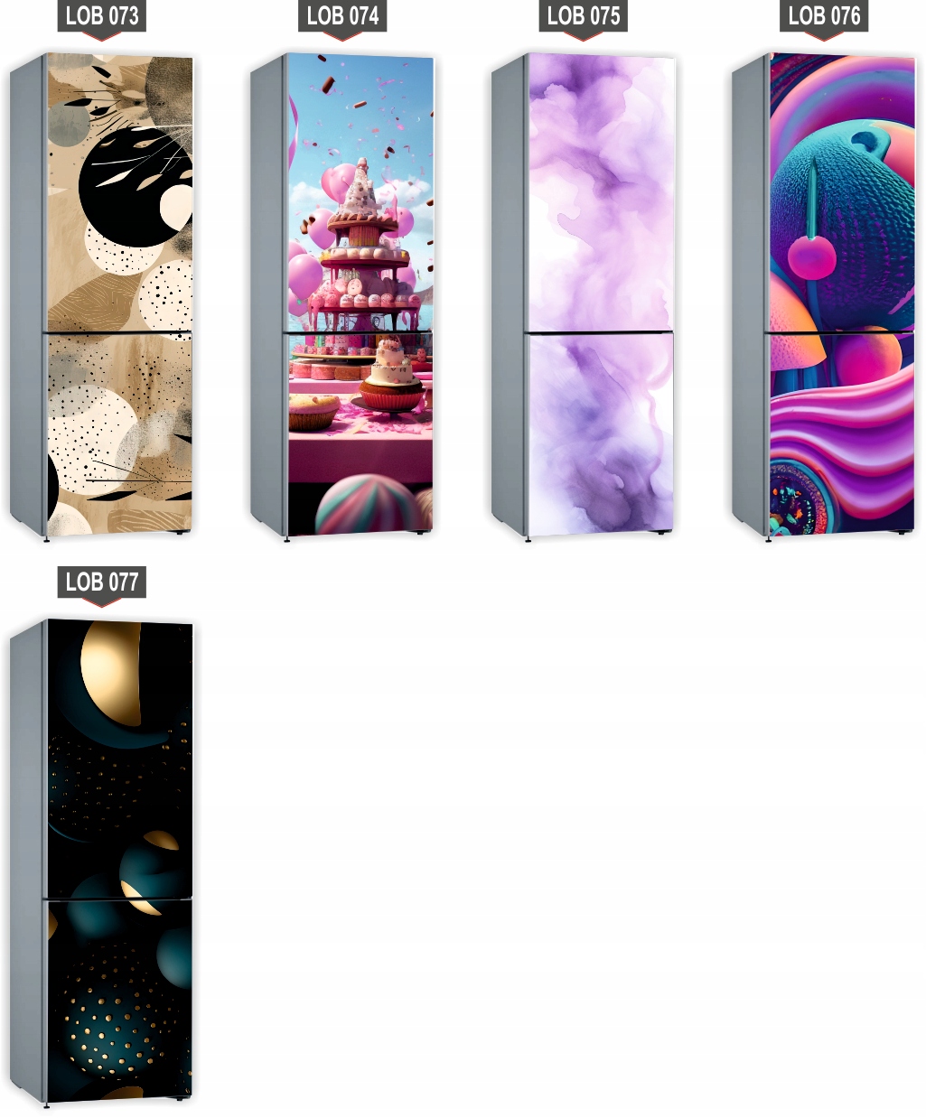 Mata magnetyczna magnes ozdobny na lodówkę abstrakcyjne kolorowe warkocze