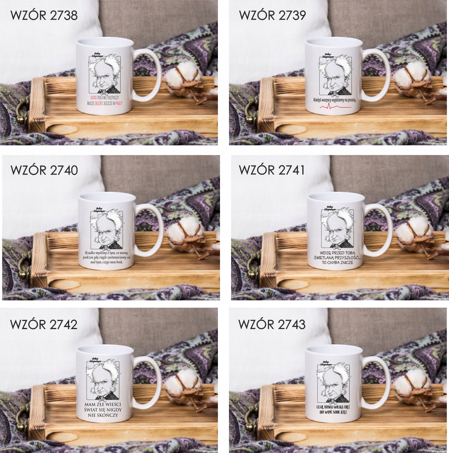 Kubek z nadrukiem PREZENT ARTHUR SCHOPENHAUER