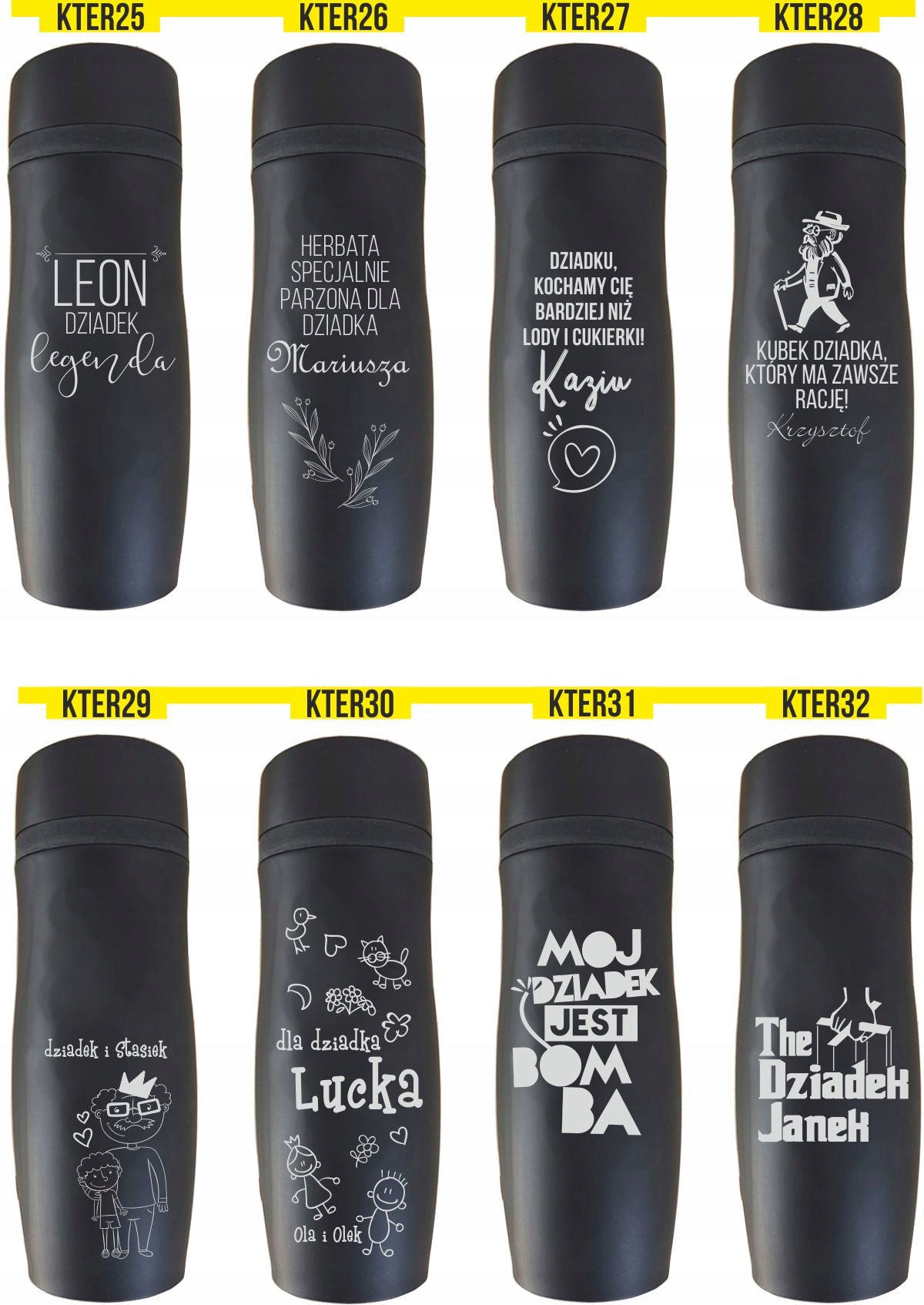 Kubek termiczny termos grawer prezent na WALENTYNKI