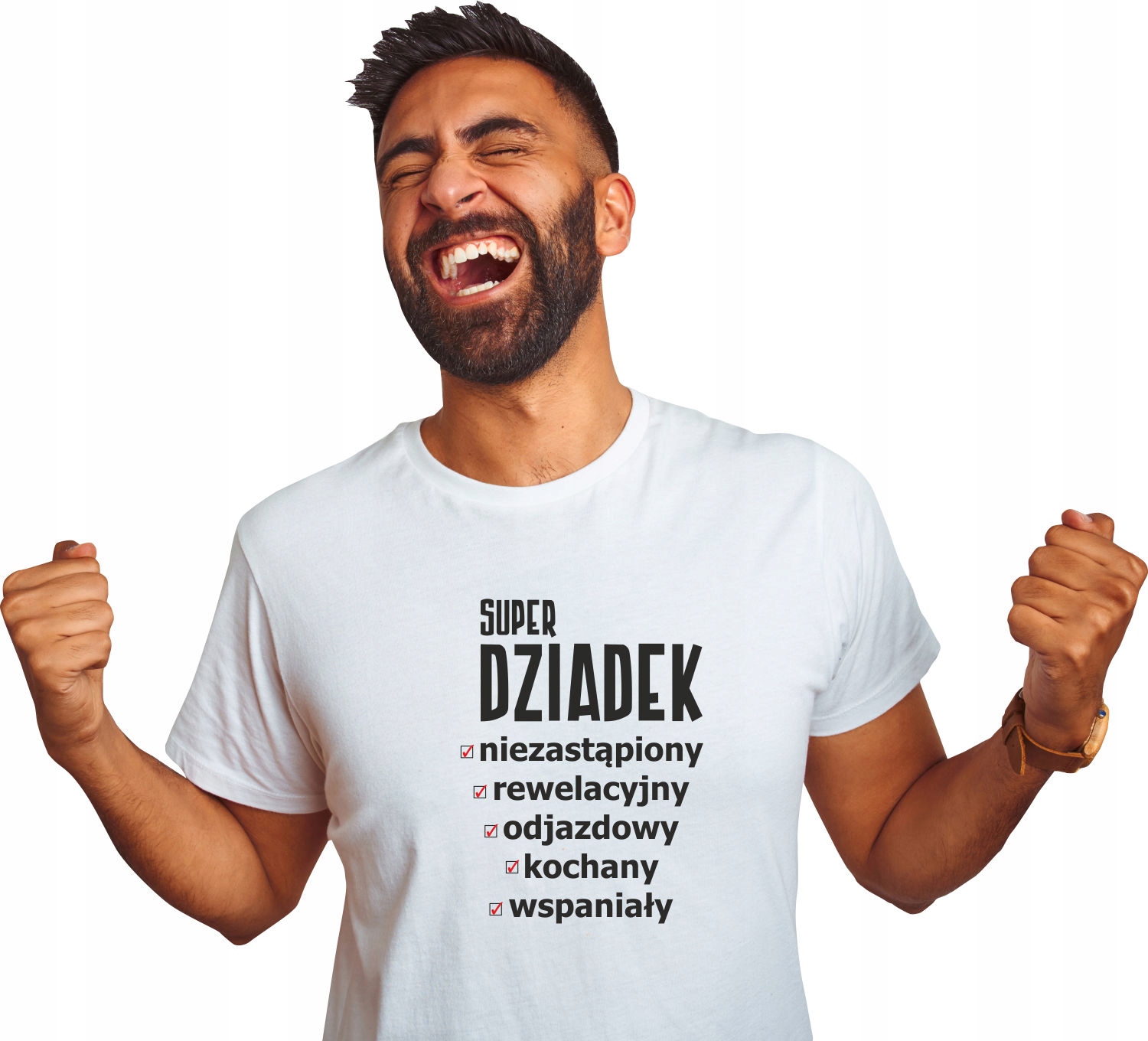 Koszulka z nadrukiem dla dziadka DZIEŃ DZIADKA