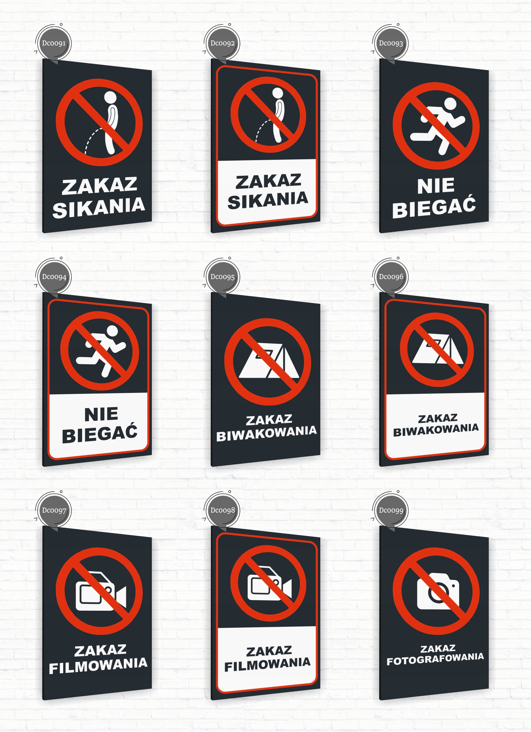 Tabliczka znak informacyjny 20x15 Antracyt PARKING KRÓTKOTERMINOWY Dibond