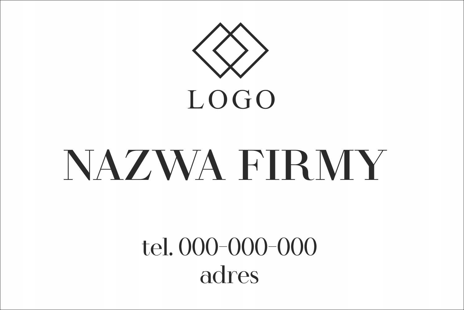 TABLICZKA z grawerem NA DRZWI BIURO GABINET SPA PROJEKT LOGO