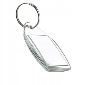 Brelok do kluczy akryl komponenty miejsce na logo