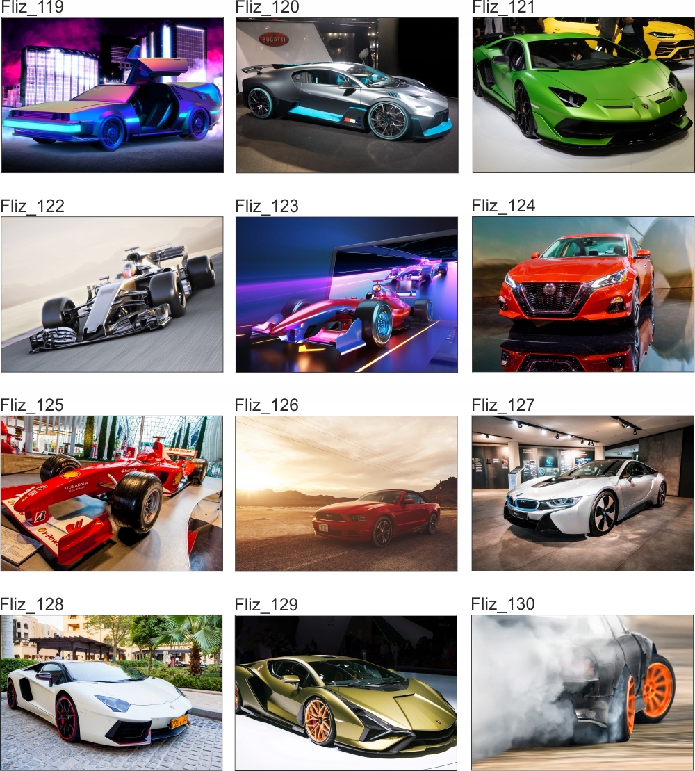 OBRAZ na płótnie AUTO bolid Ferrari sport 120x80