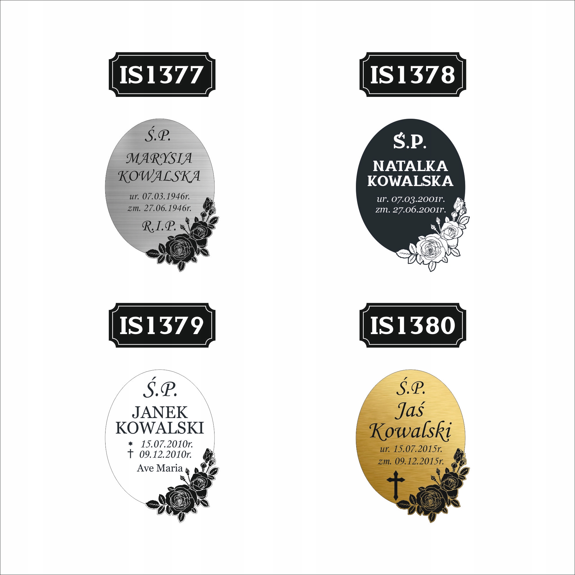 GRAWEROWANA Tabliczka nagrobna nagrobkowa pamiątkowa 20 cm dla dziecka