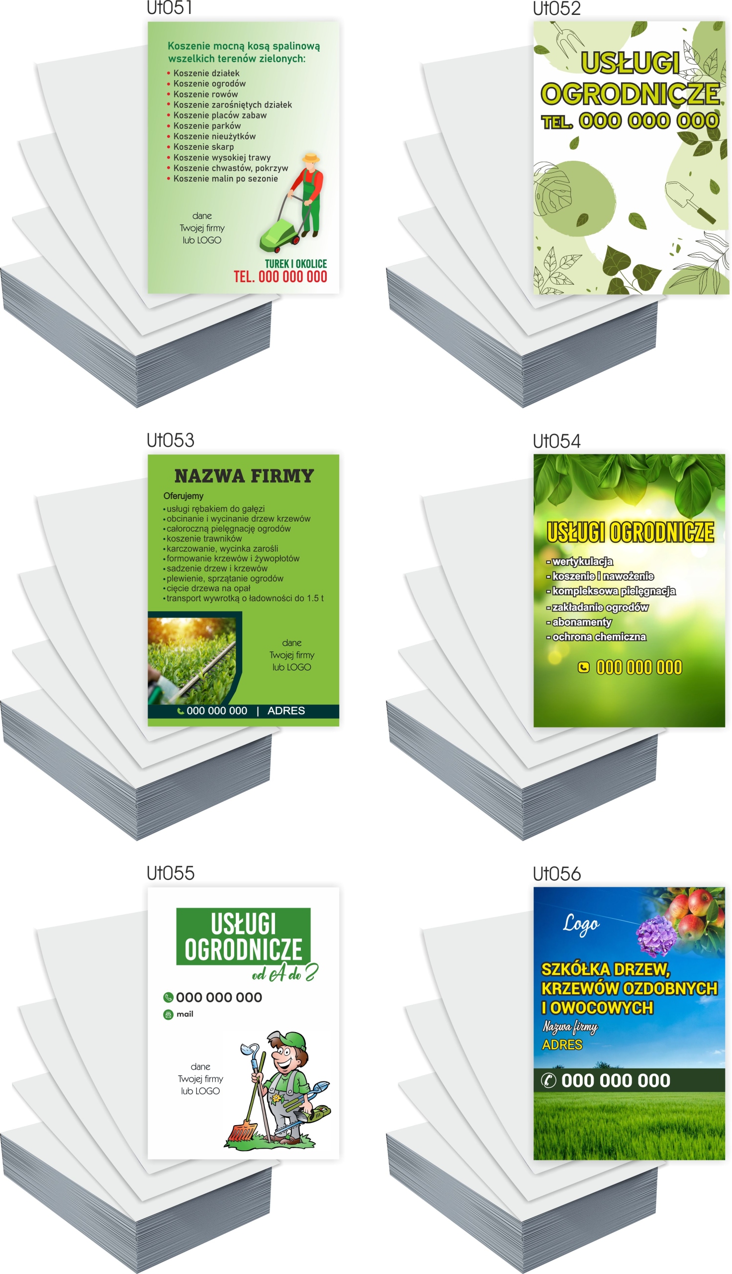 Ulotki A5 1000 szt firmowe reklamowe ODZIEŻ ROBOCZA + PROJEKT GRATIS