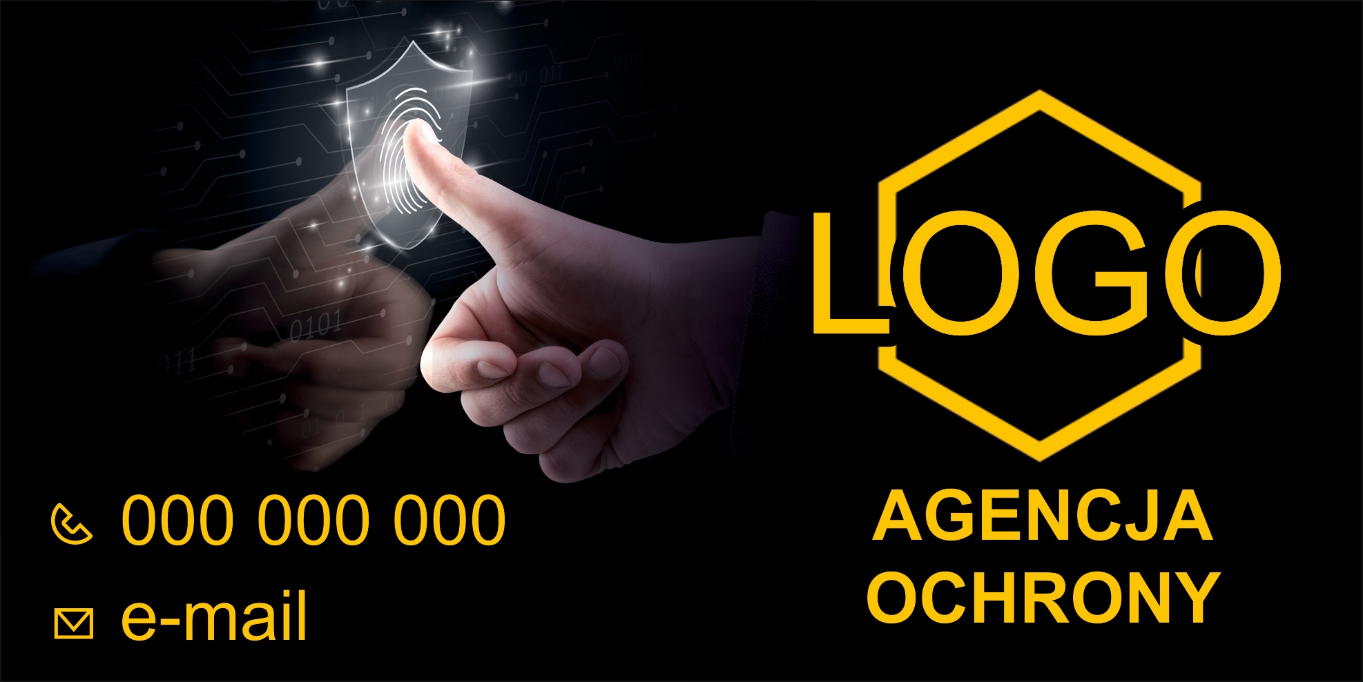 BANER reklamowy plandeka 200x100cm Wyróżnij się Twoja reklama LOGO telefon