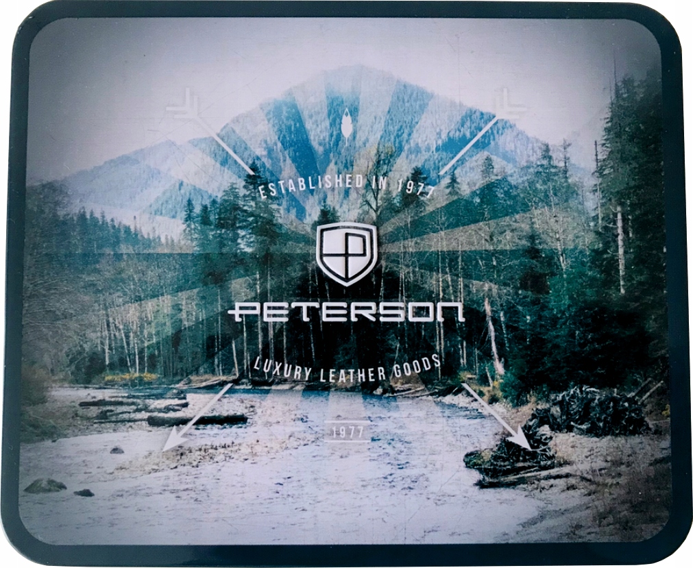 Portfel męski skórzany GRAWEROWANY prezent dla brata twój napis tekst