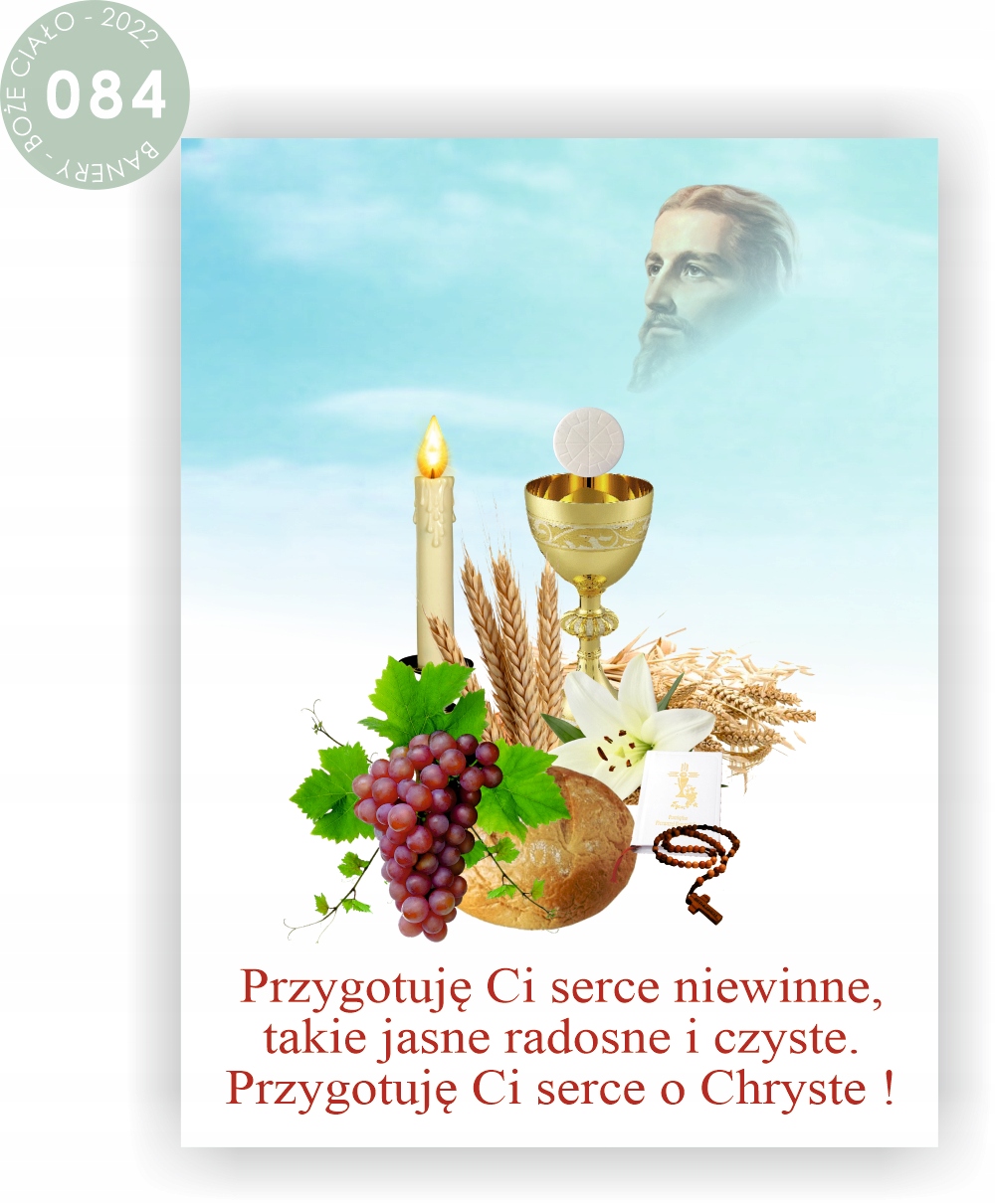 BANER NA BOŻE CIAŁO dekoracja OŁTARZA gotowy wzór