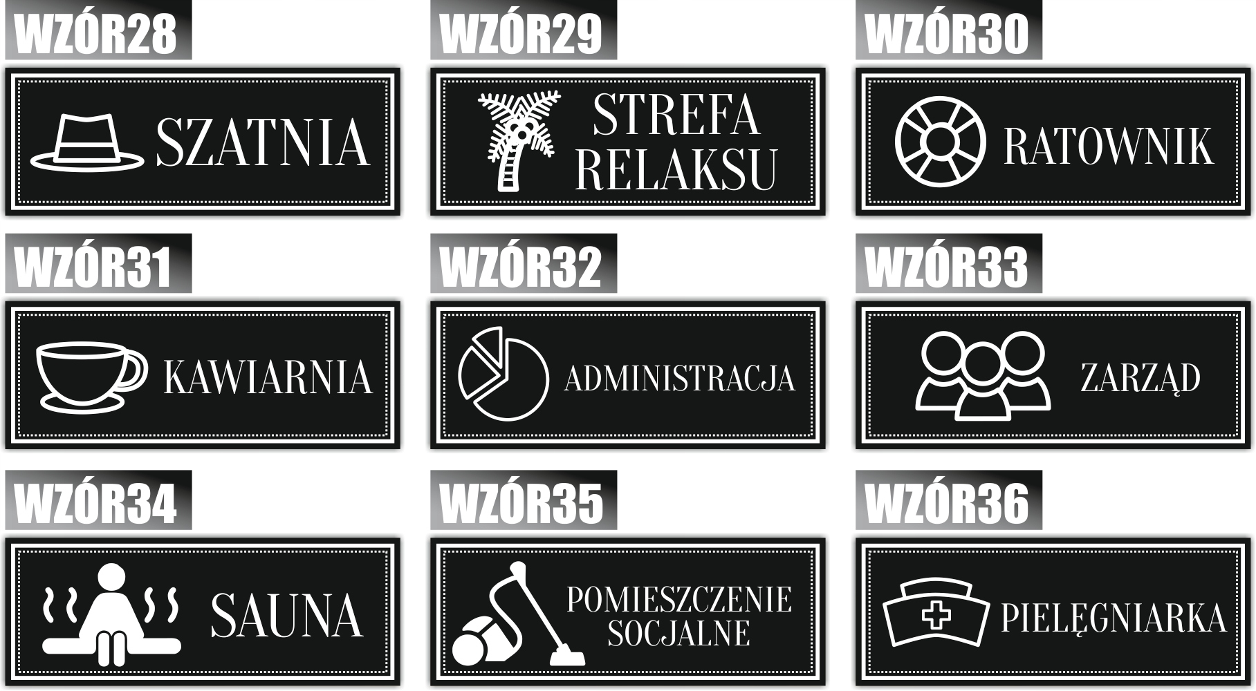 Tabliczka Grawer na Drzwi ZAKAZ PALENIA