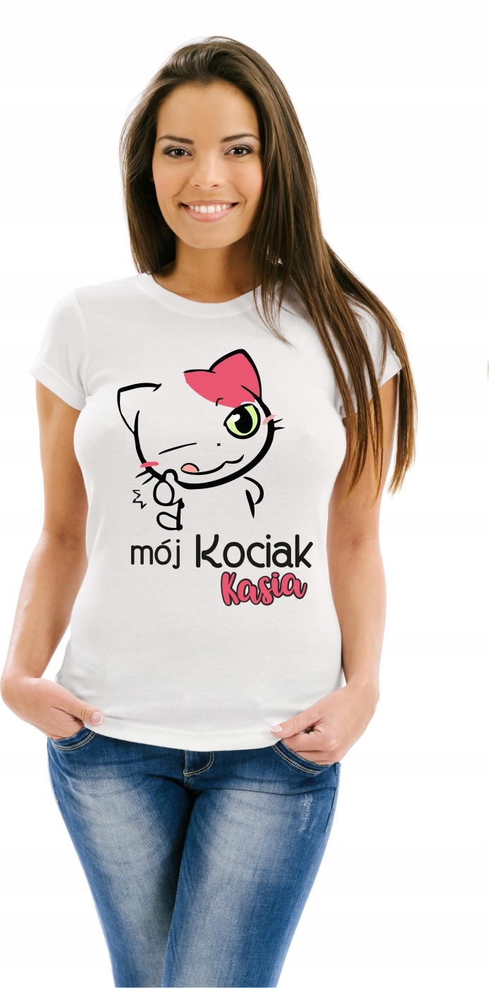 Koszulka z nadrukiem PREZENT na Dzień Kobiet