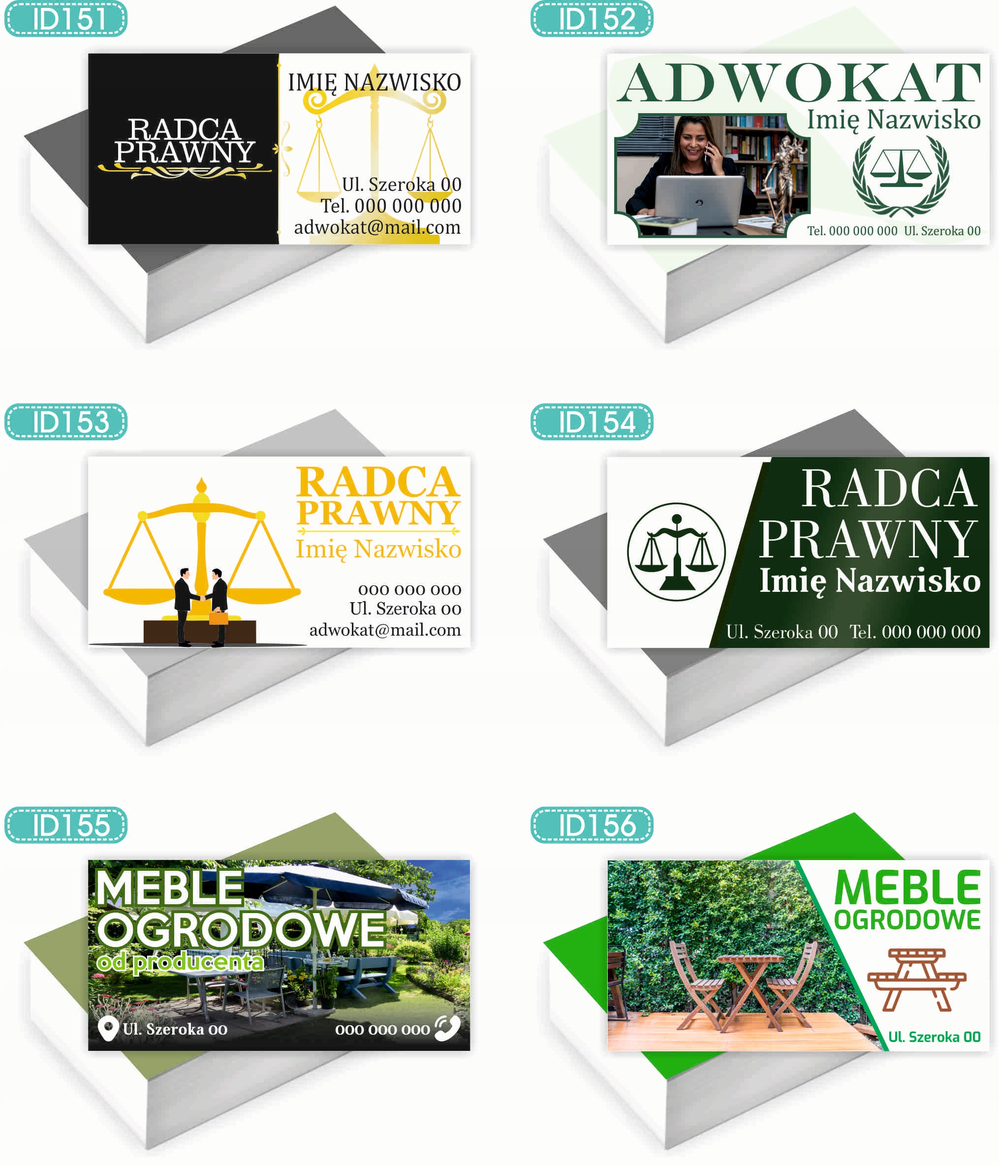 Wizytówki firmowe 100szt DUŻO WZORÓW do wyboru DOŻYNKI PARAFIALNE