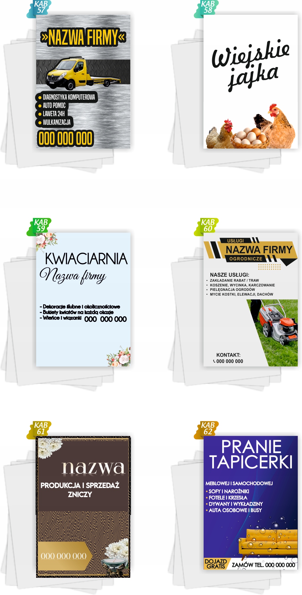 Ulotki A5 reklamowe firmowe 1000szt projekt w cenie SPRZEDAŻ JAJ