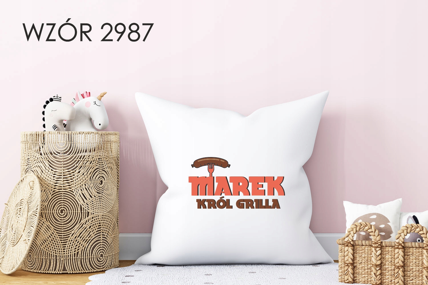 Poduszka z imieniem napis PREZENT MASTERCHEF