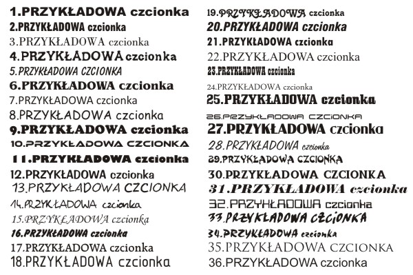 LITERY CYFRY SAMOPRZYLEPNE naklejki wiele kolorów i czcionek REKLAMA 40cm