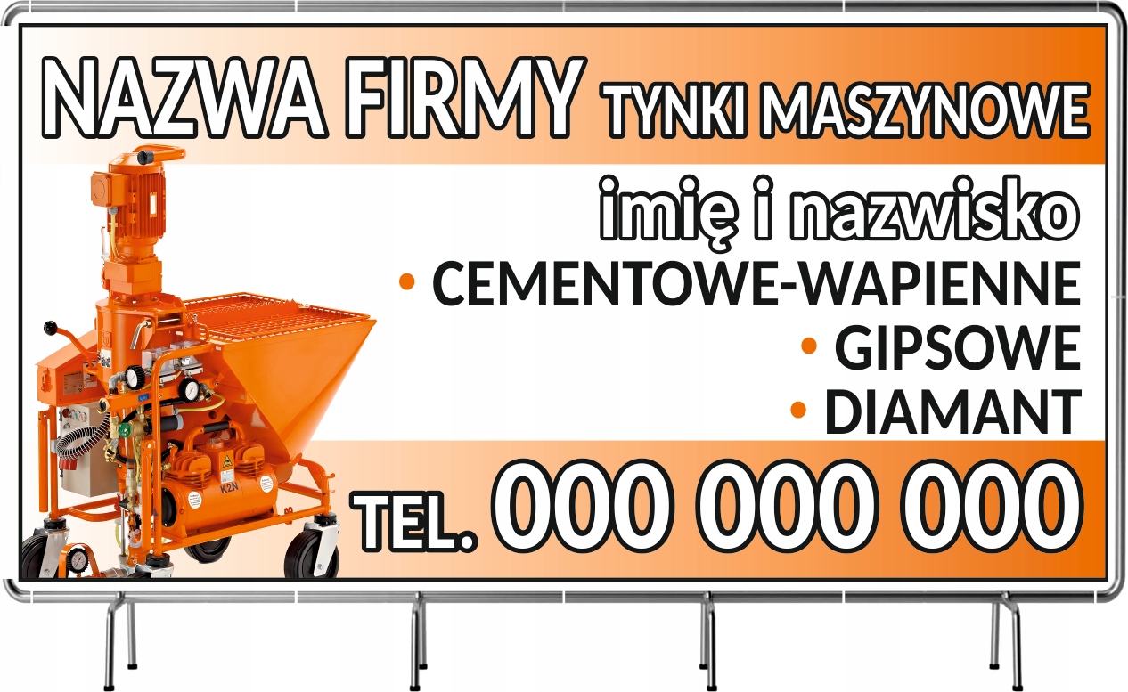 Plandeka 200x100 z oczkami - Tynki maszynowe gipsowe