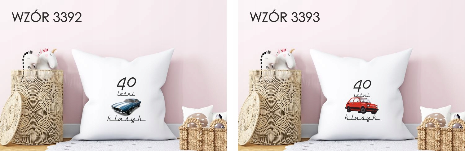 Poduszka z nadrukiem WBIŁEM TRZYDZIESTY POZIOM