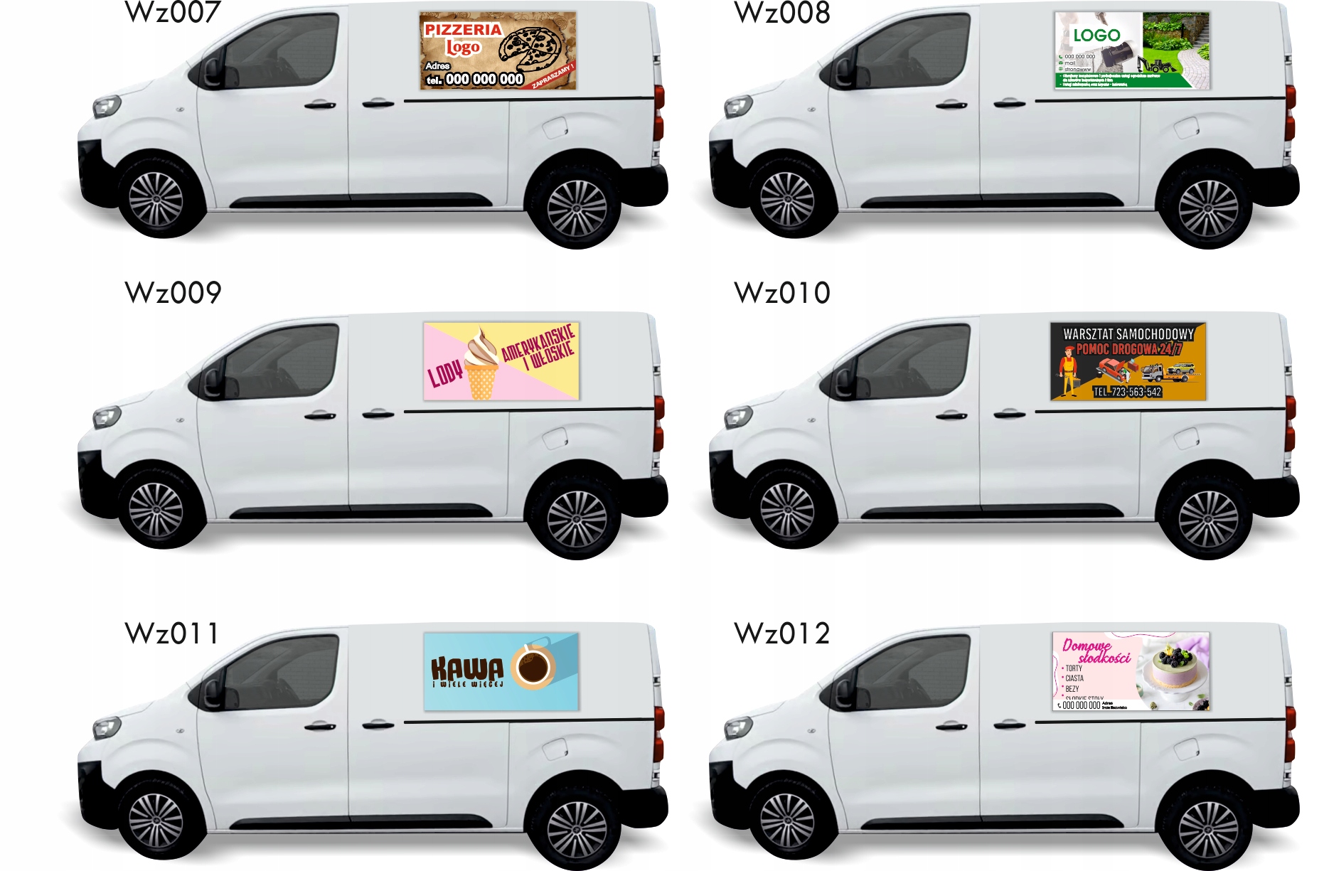 Reklama Naklejka na samochód GOTOWE WZORY PROJEKT CHIPTUNING ADBLUE DPF EGR