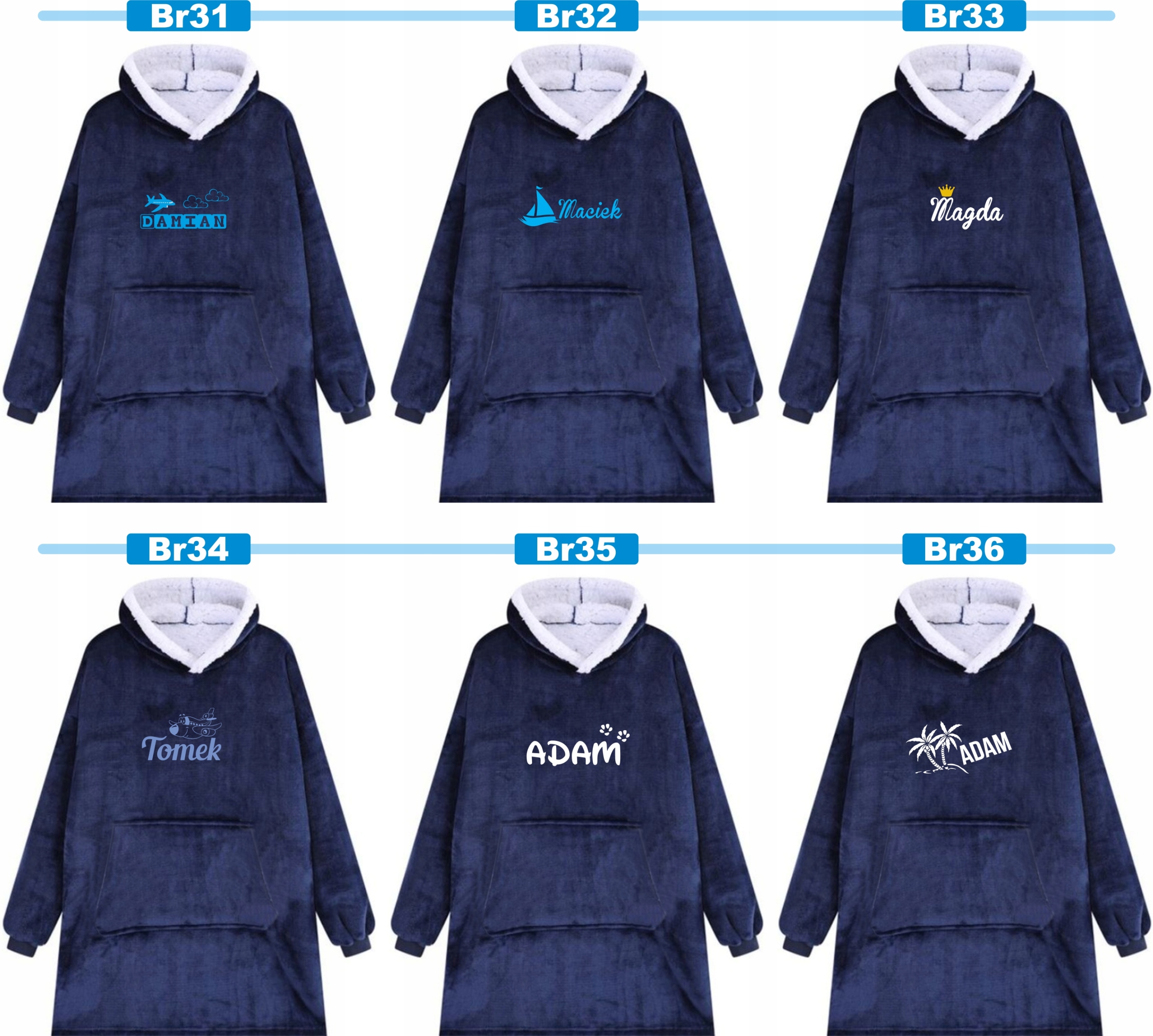 KOCOBLUZA BLUZA KOC OVERSIZE Z HAFTEM PREZENT personalizowany dla żony