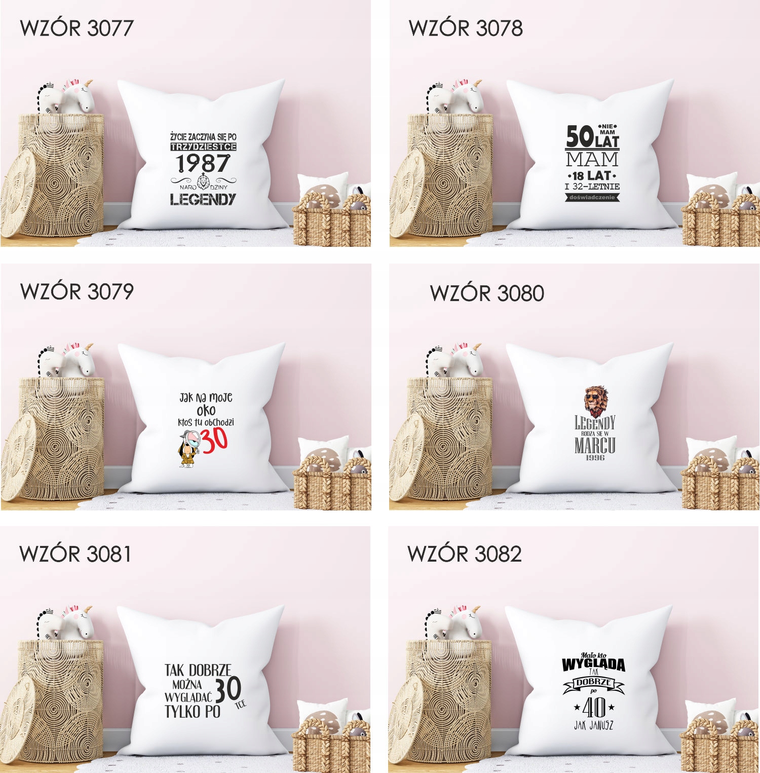 Poduszka z nadrukiem PREZENT NARODZINY LEGENDY
