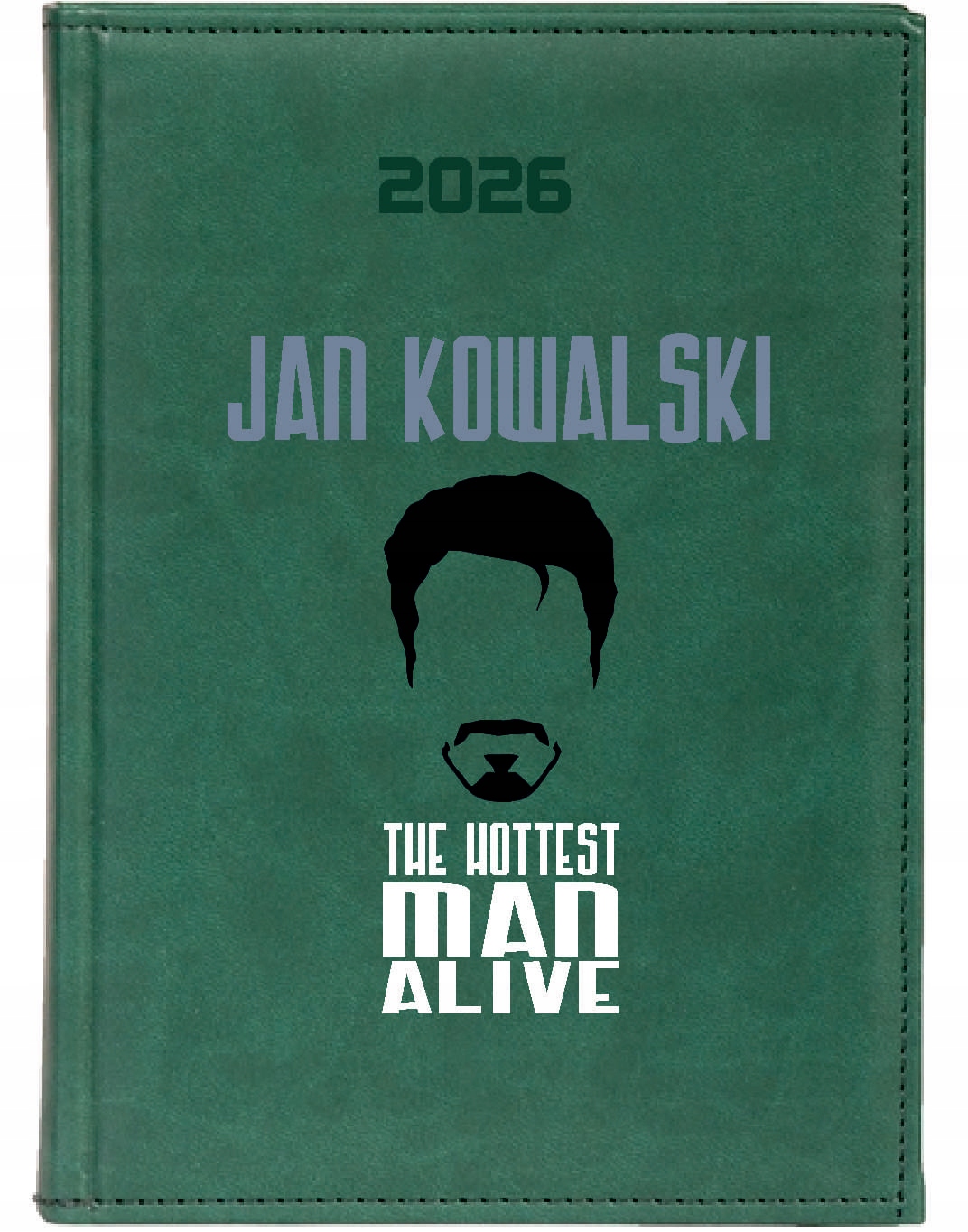 KALENDARZ A5 2026 DZIENNY KSIĄŻKOWY Z NADRUKIEM DLA CHŁOPAKA Z IMIENIEM