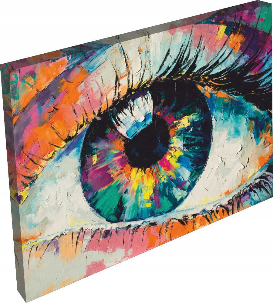 OBRAZ do pokoju salonu sypialni oko kobiety 120x80