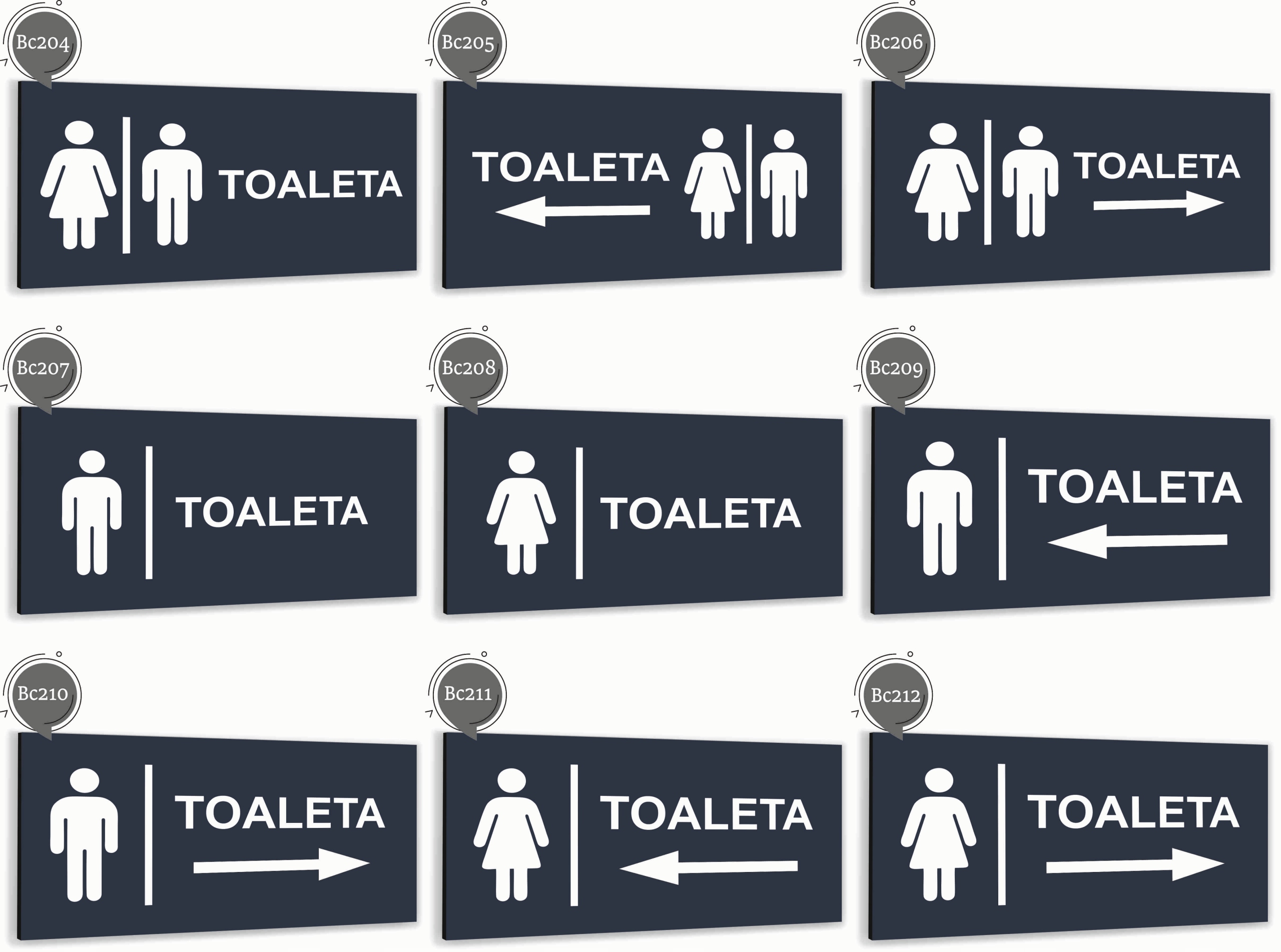 Tabliczka informacyjna ATRACYTOWA nierdzewna NUMER POKOJU DOWOLNY NAPIS