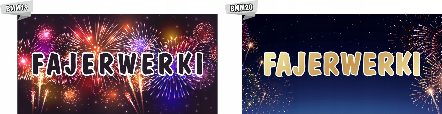 Baner reklamowy TWÓJ NAPIS choinki 80x130 cm TANIO