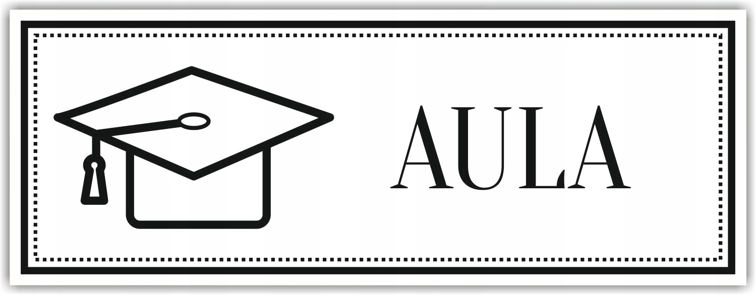 Tabliczka Grawer na Drzwi informacyjna AULA