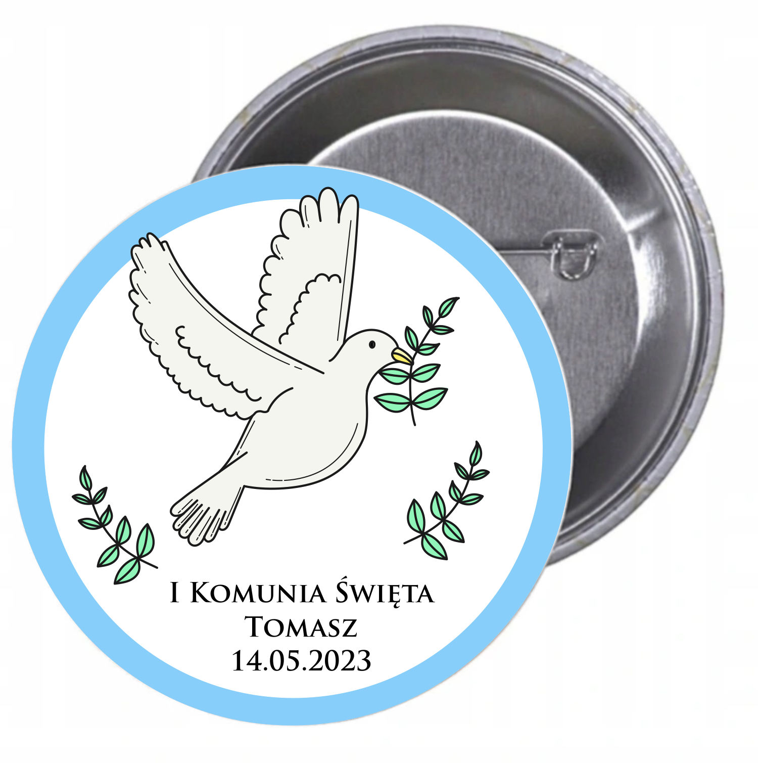 Przypinki buttony I KOMUNIA ŚWIĘTA TOMASZ