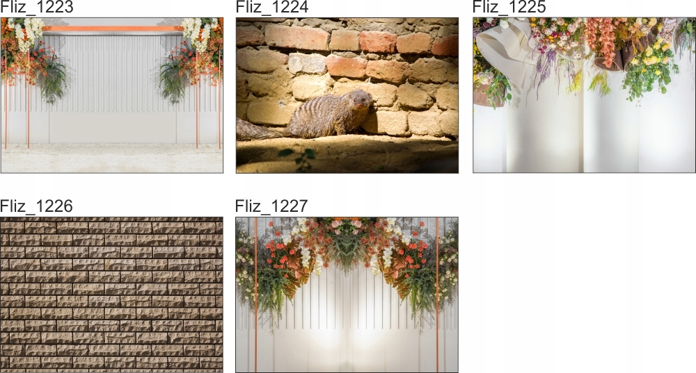 FOTOTAPETA abstrakcja cegła puzzle mur 400x280