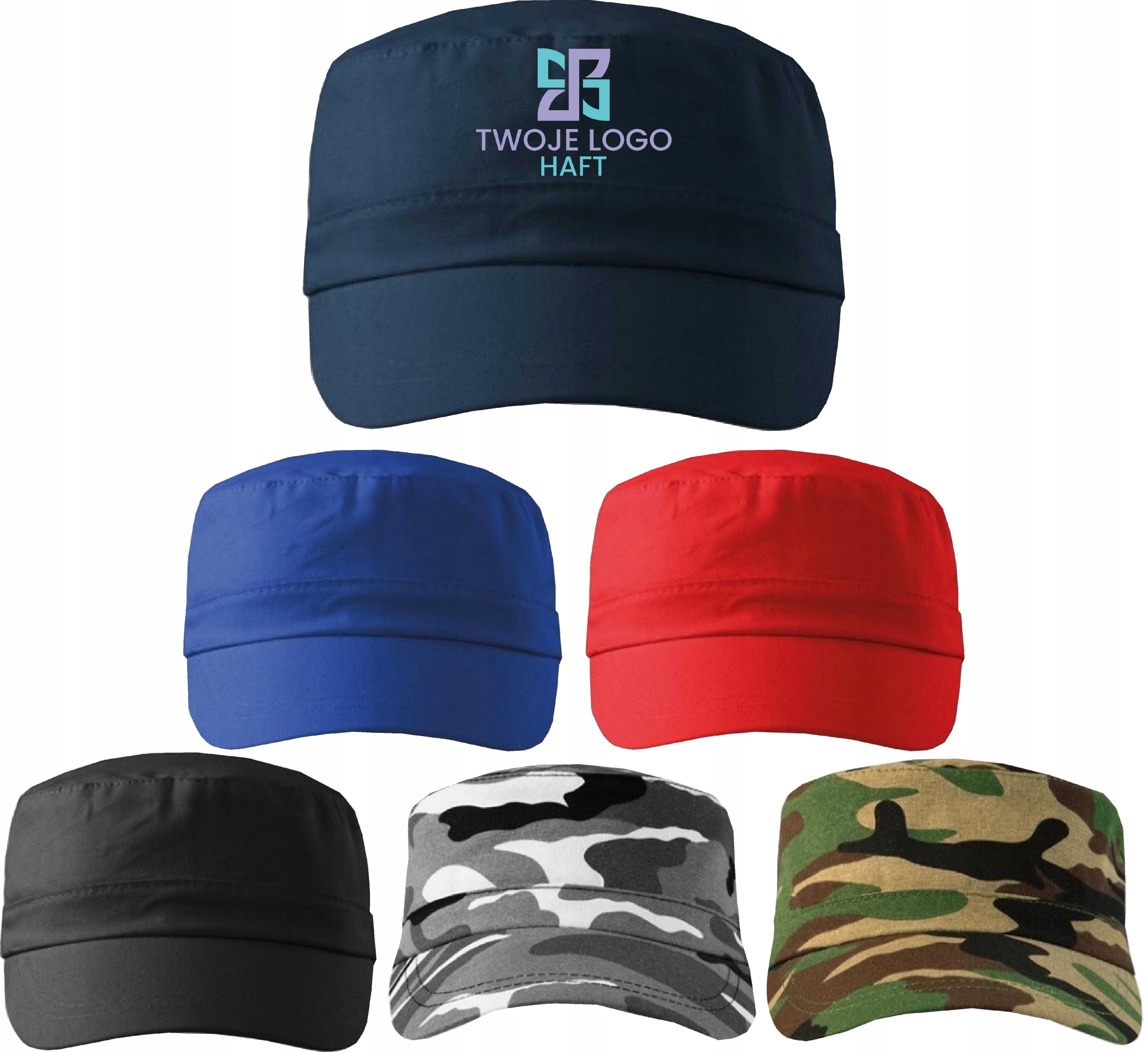 CZAPKA LETNIA LATINO Z DASZKIEM HAFT KGW koło gospodyń wiejskich twój tekst