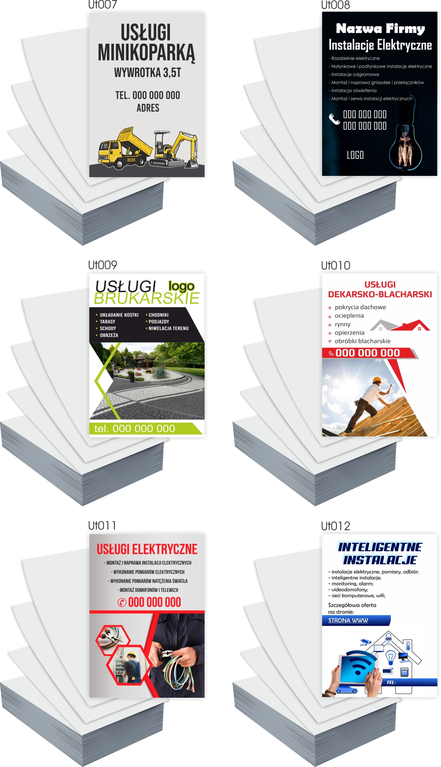 Ulotki A6 reklamowe firmowe ADBLUE EGR DPF GOTOWY PROJEKT GRATIS 5000 szt