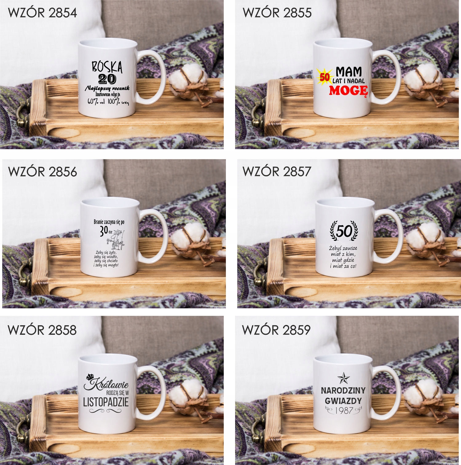 Kubek z nadrukiem PREZENT CZŁOWIEK LEGENDA ROK