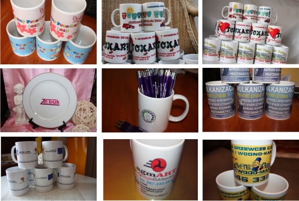 KUBKI reklamowe kubek z nadrukiem reklama 12 sztuk