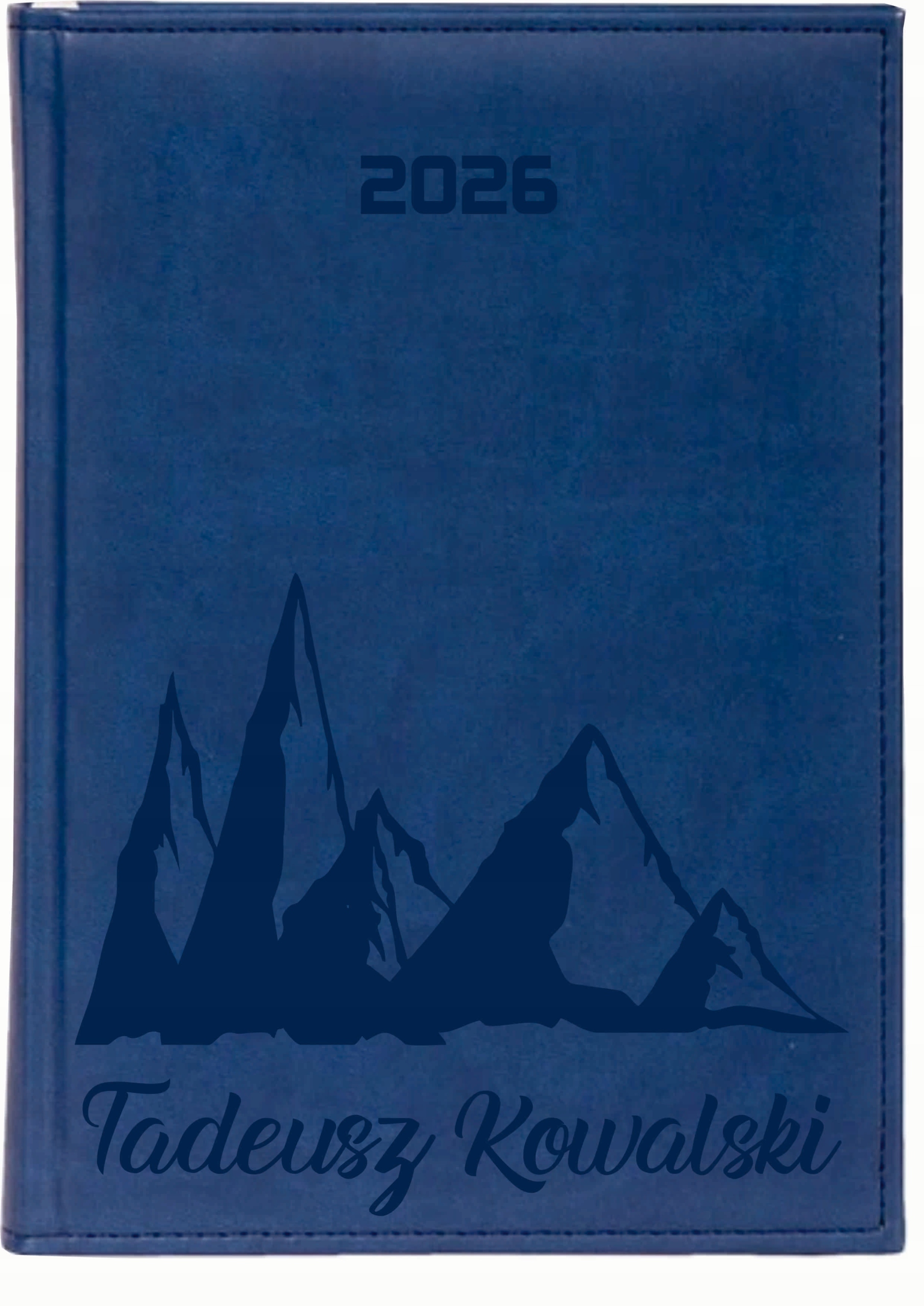KALENDARZ A4 2026 DZIENNY książkowy z twoim imieniem prezent grawer
