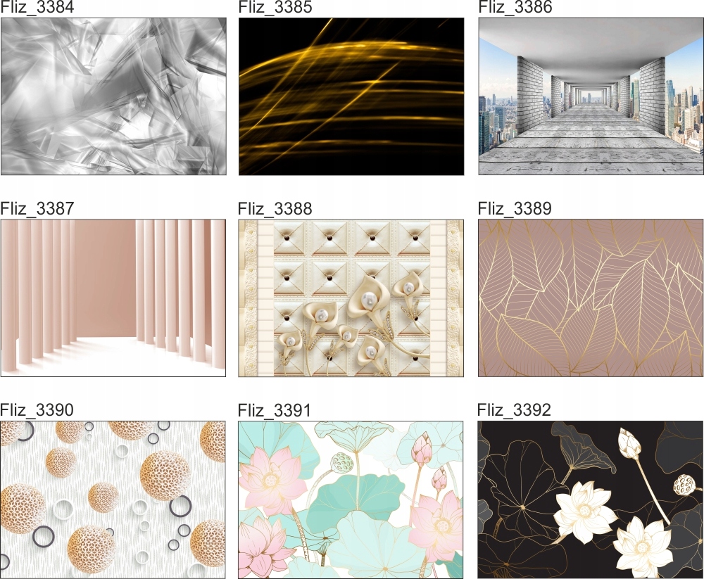 fototapeta KWIATY DMUCHAWCE PIKOWANE 3D 200x130