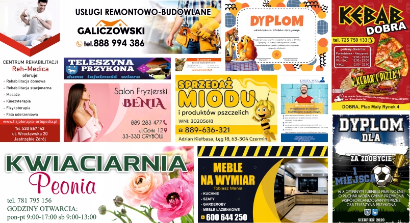 SZYLD reklama TABLICA REKLAMOWA pod wymiar PROJEKT