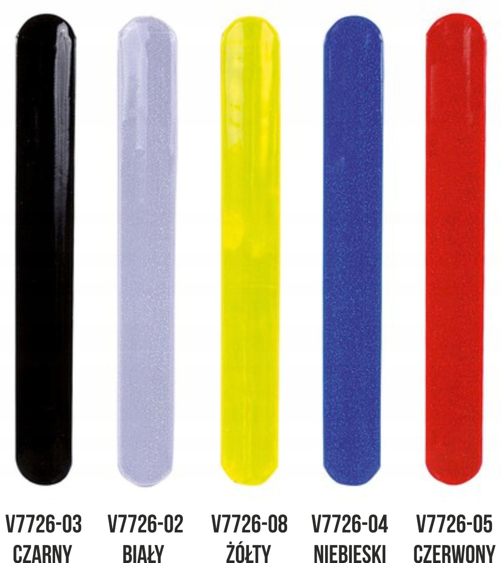 Opaska odblaskowa Opaski odblaskowe 30 cm z Twoim nadrukiem LOGO x100szt