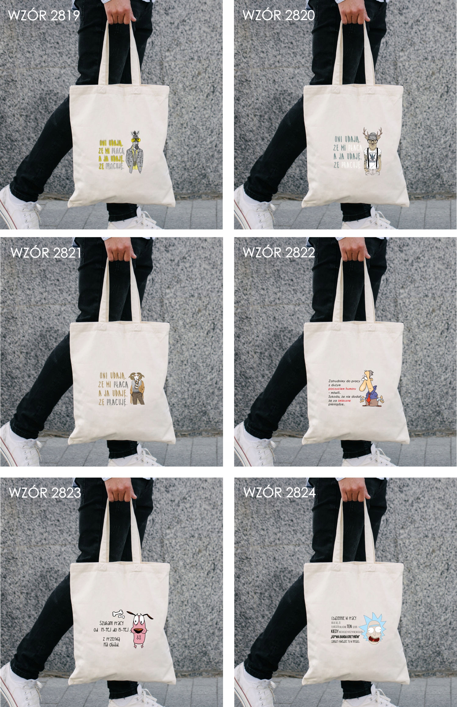 Eko Torba z nadrukiem JESTEM KOBIETA PRACUJĄCA